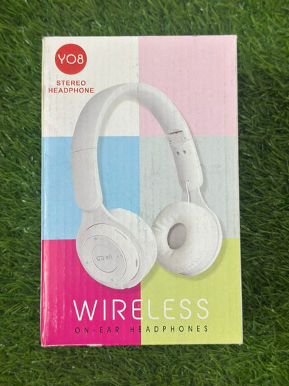 Y08 Foldable Wireless Headphones – Powerful Sound, Ultimate Comfort! 🎧🔥