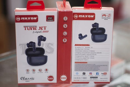 Maxon B-302 Tune Jet Earbuds – ENC, Touch Control & Superior Sound! 🎧🔥